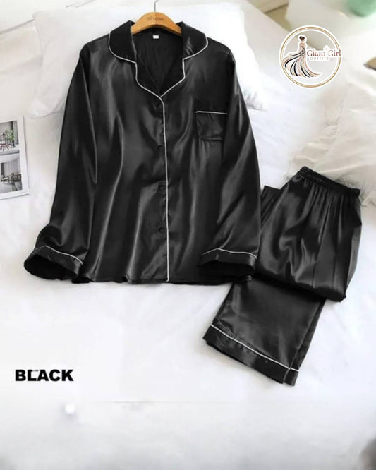 2-Piece Women’s Night Suit – Shirt & Trouser