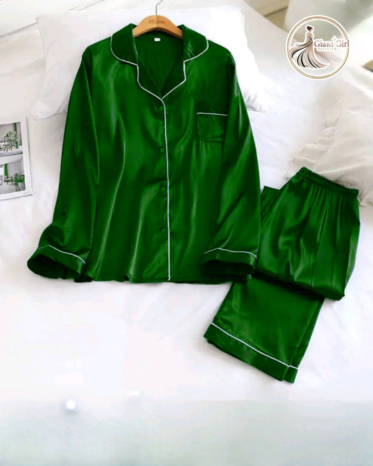 2-Piece Women’s Night Suit – Shirt & Trouser